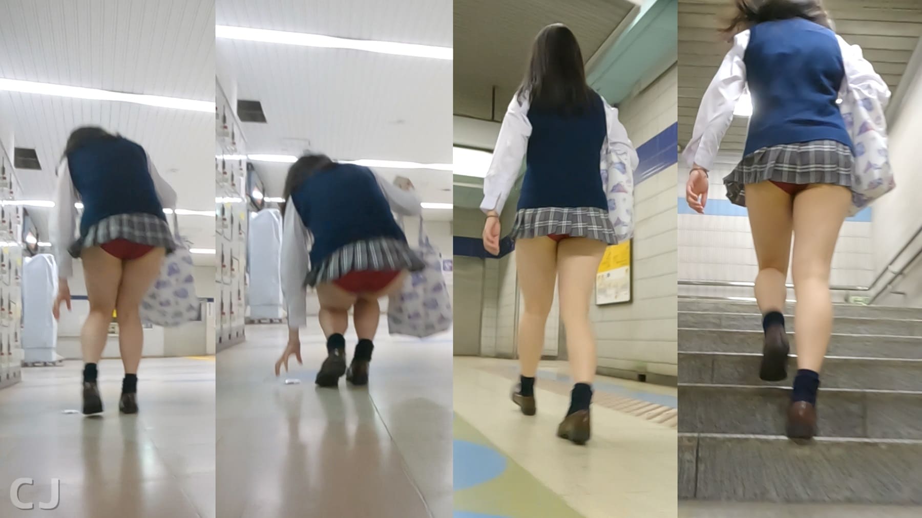P撮影 OK イベントでJKのパンチラを激写